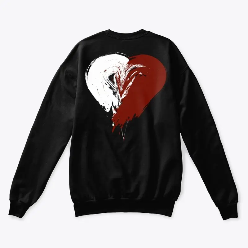 Official Blackout White and Red Heart